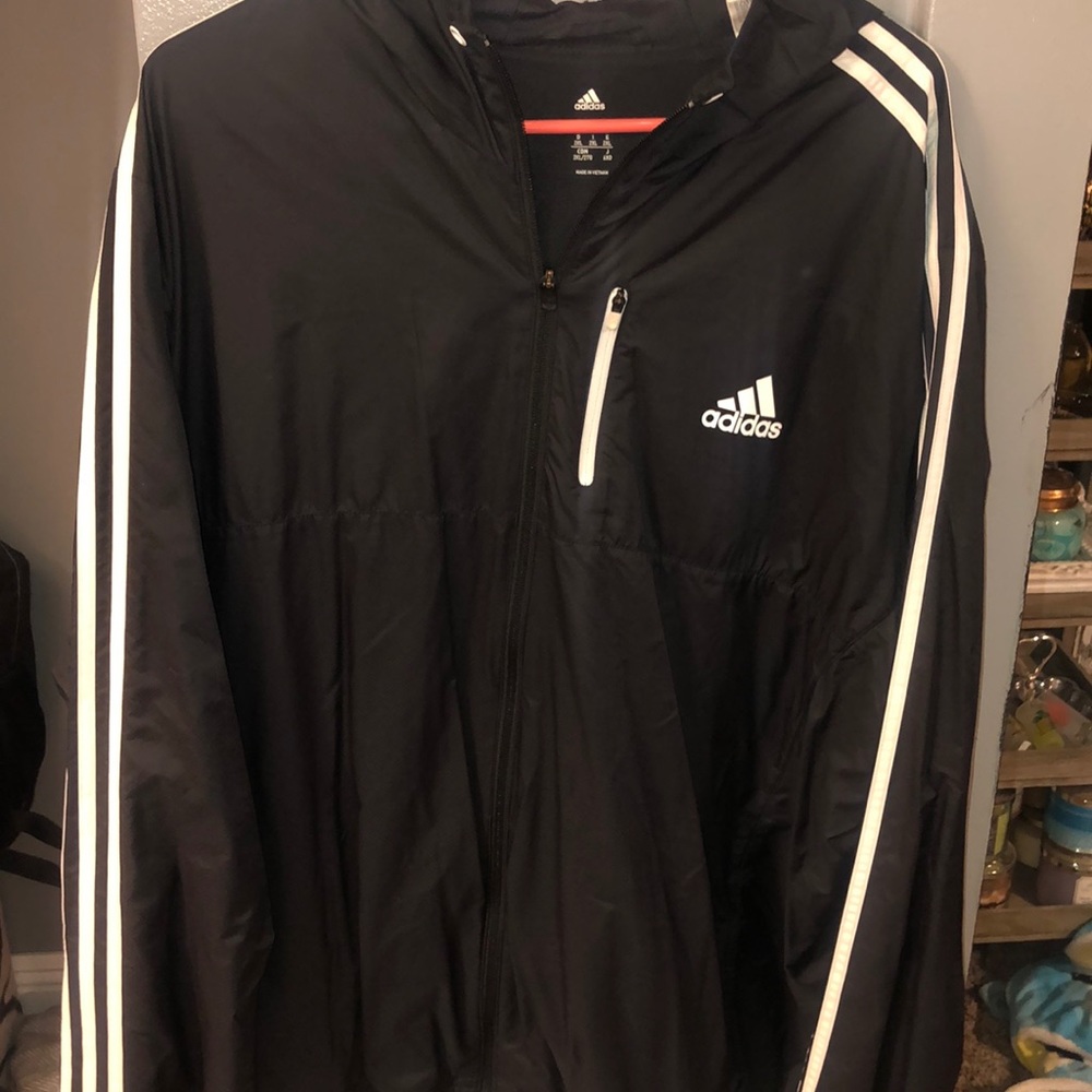 Adidas Hooded Windbreaker / Raincoat
